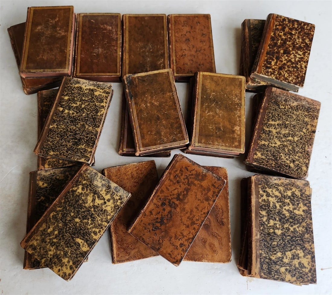 1765-1787 ALMANACH DES MUSES 24 VOLUMES antique POETRY LITERATURE DECORATIVE - 5