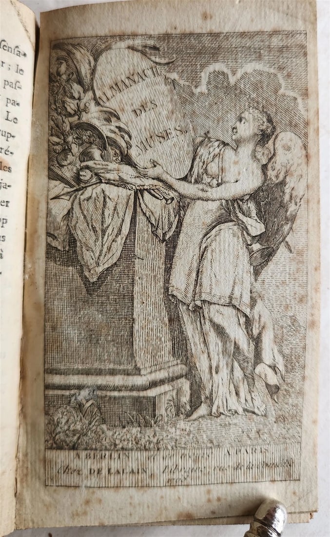 1765-1787 ALMANACH DES MUSES 24 VOLUMES antique POETRY LITERATURE DECORATIVE - 8