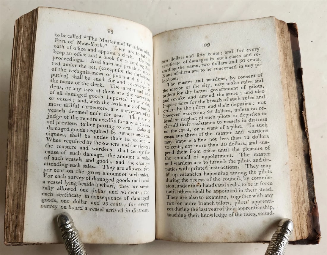 1807 THE PICTURE of NEW YORK or TRAVELLER'S GUIDE antique - 5