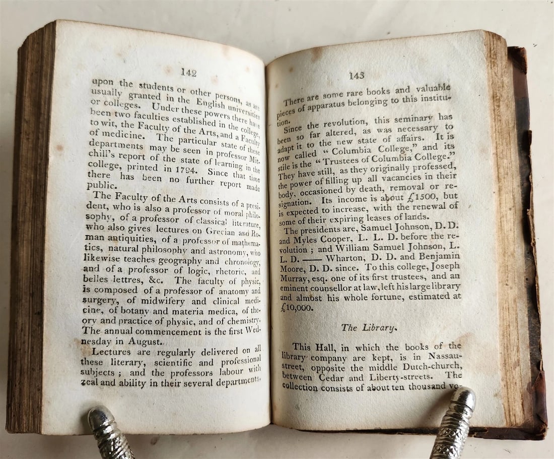 1807 THE PICTURE of NEW YORK or TRAVELLER'S GUIDE antique - 6