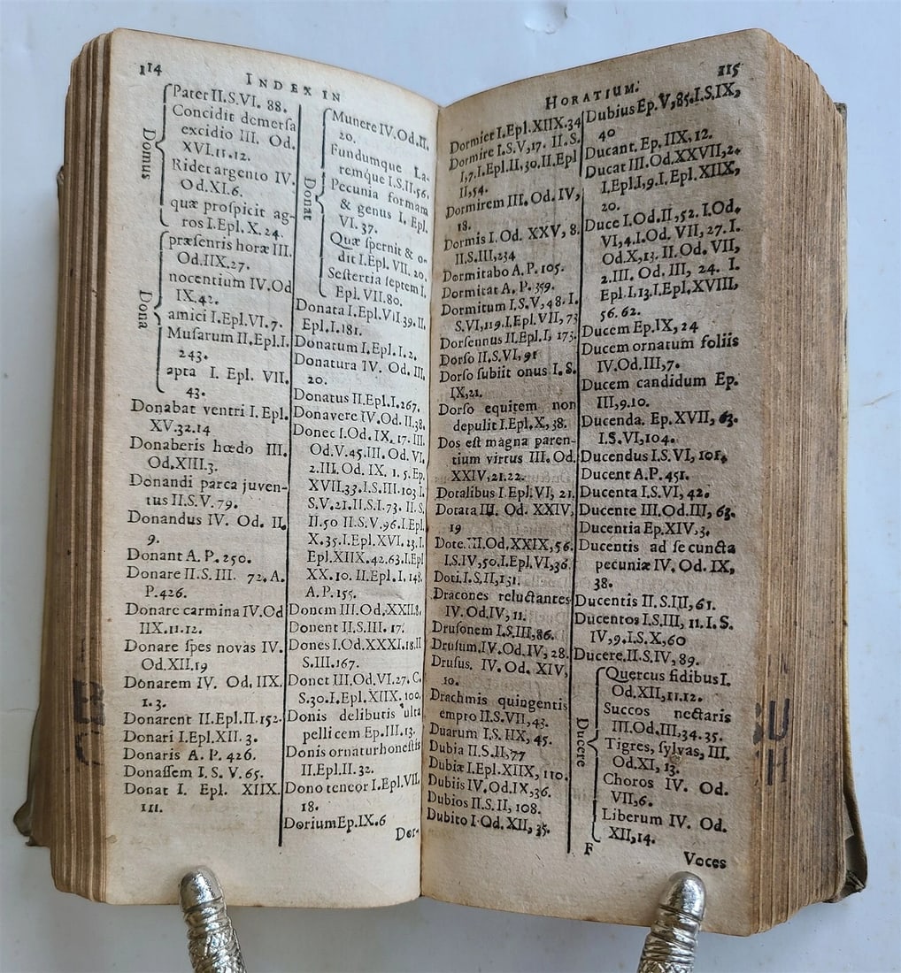 1667 & 1690 HORACE Poemata and Parodiae antique in LATIN poetry VELLUM BOUND - 5