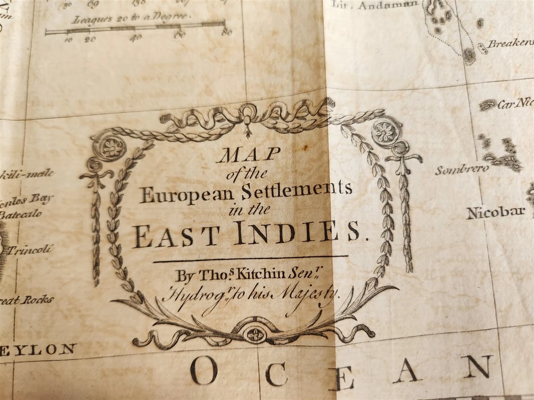 1788 HISTORY of EUROPEAN SETTLEMENTS & TRADE in EAST & WEST INDIES 8 VOL antique - 5