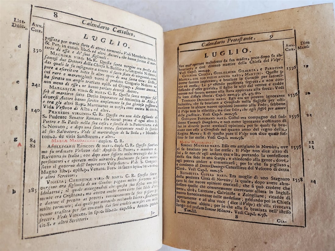 1713-1772 18th CENTURY BINDINGS - LOT of 5 VELLUM BOUND BOOKS antique - 16