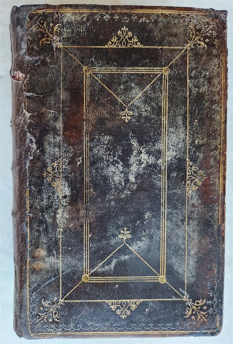 1753 BOOK of COMMON PRAYER w/ PSALTER in ENGLISH antique - 3