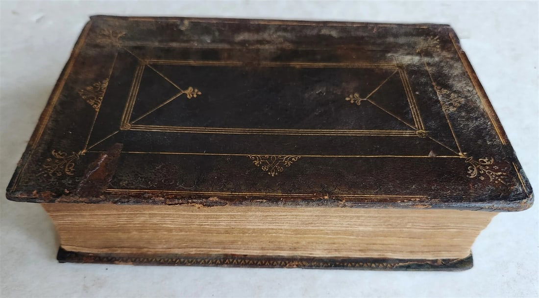 1753 BOOK of COMMON PRAYER w/ PSALTER in ENGLISH antique - 4