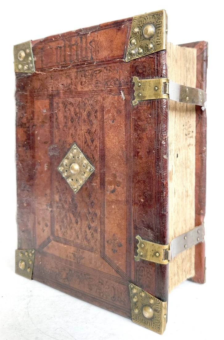 1514 POST-INCUNABULA ILLUSTRATED SWISS Basel antique Postilla maiores SCARCE - 5