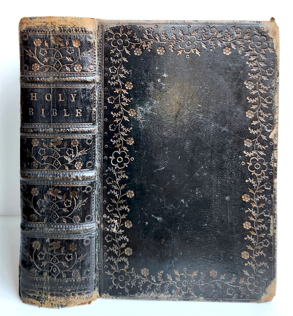 1661 BIBLE in ENGLISH antique OLD TESTAMENT Cambridge - 2