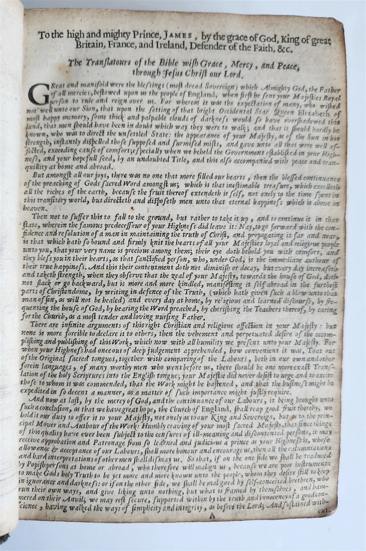 1661 BIBLE in ENGLISH antique OLD TESTAMENT Cambridge - 9