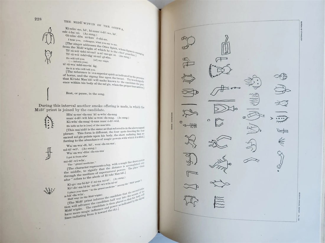 1885-1886 REPORT of AMERICAN BUREAU of ETHNOLOGY by J.POWELL antique ILLUSTRATED - 12