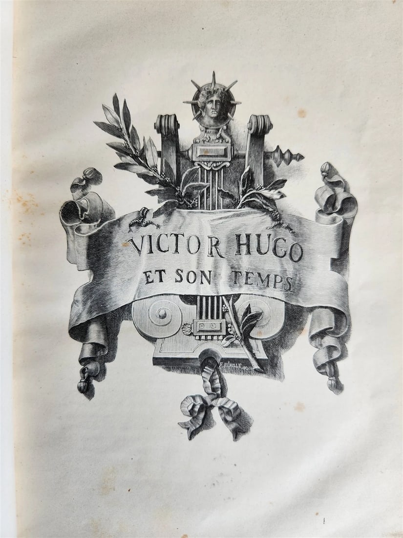 1881 VICTOR HUGO et SON TEMPS antique ILLUSTRATED in FRENCH - 8