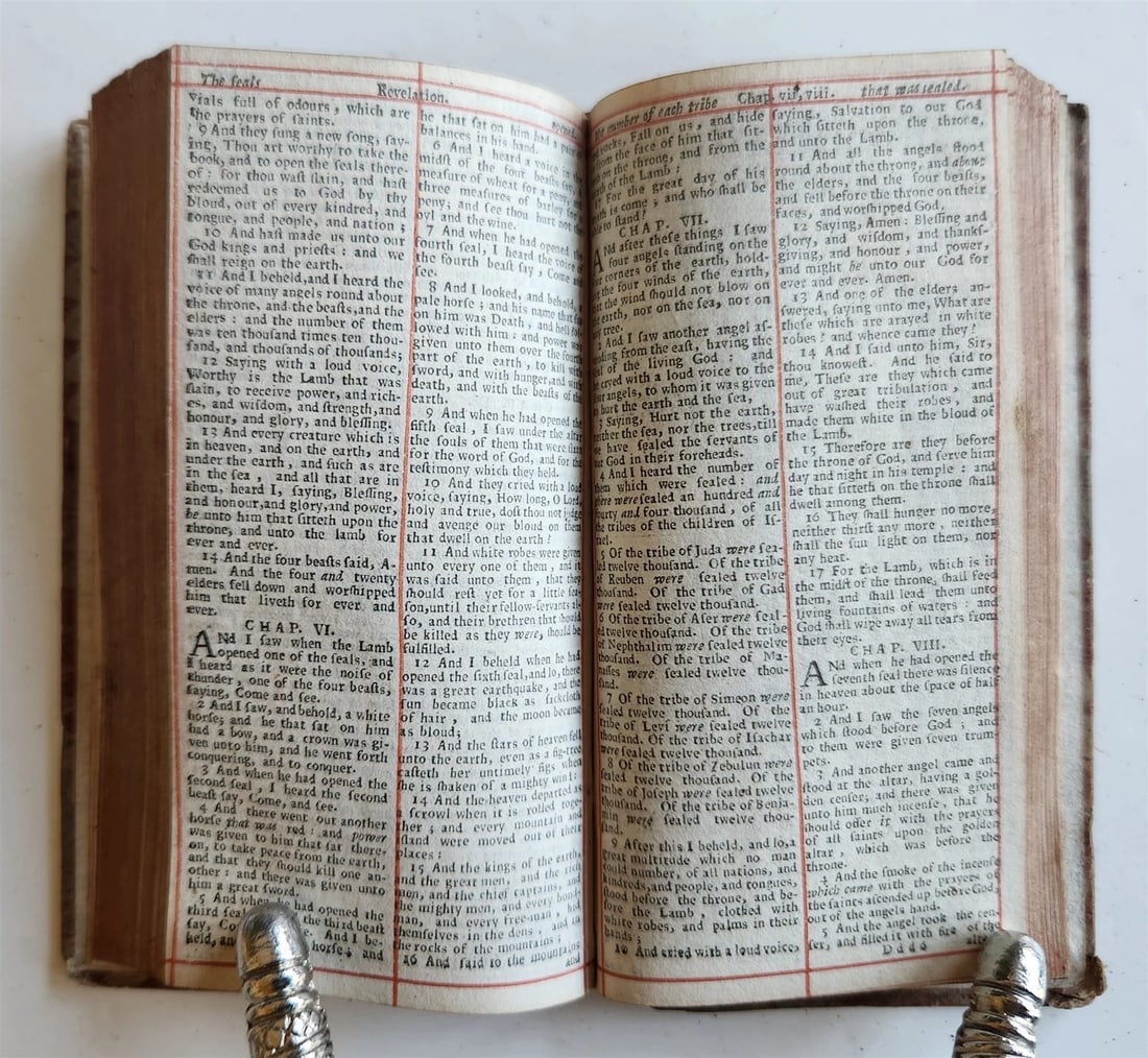 1673 BIBLE in ENGLISH antique NEW TESTAMENT printed by Robert Barker - 5