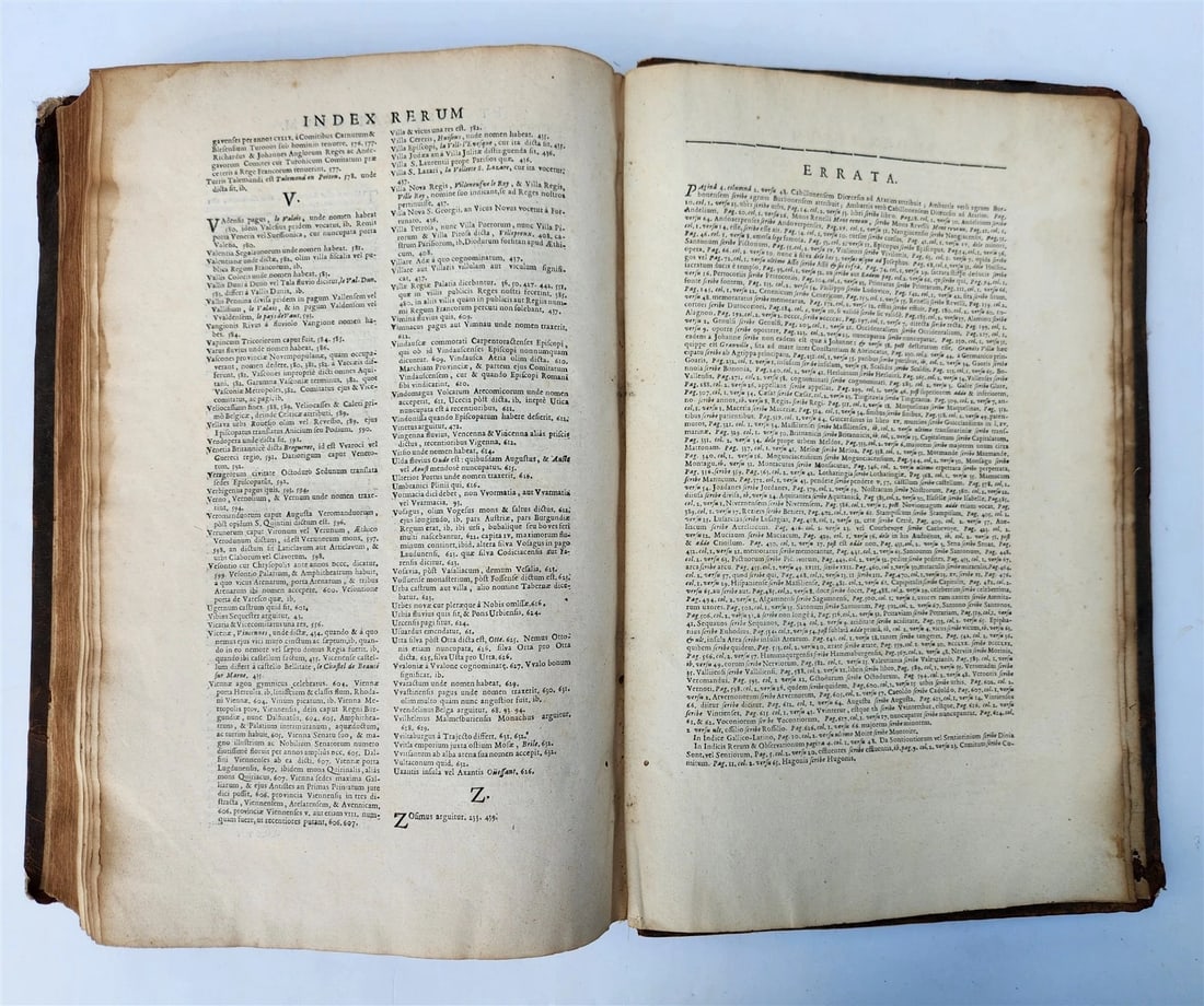 1675 Hadrian Valesius Notitia Galliarum ordine litterarum digesta antique FOLIO - 10