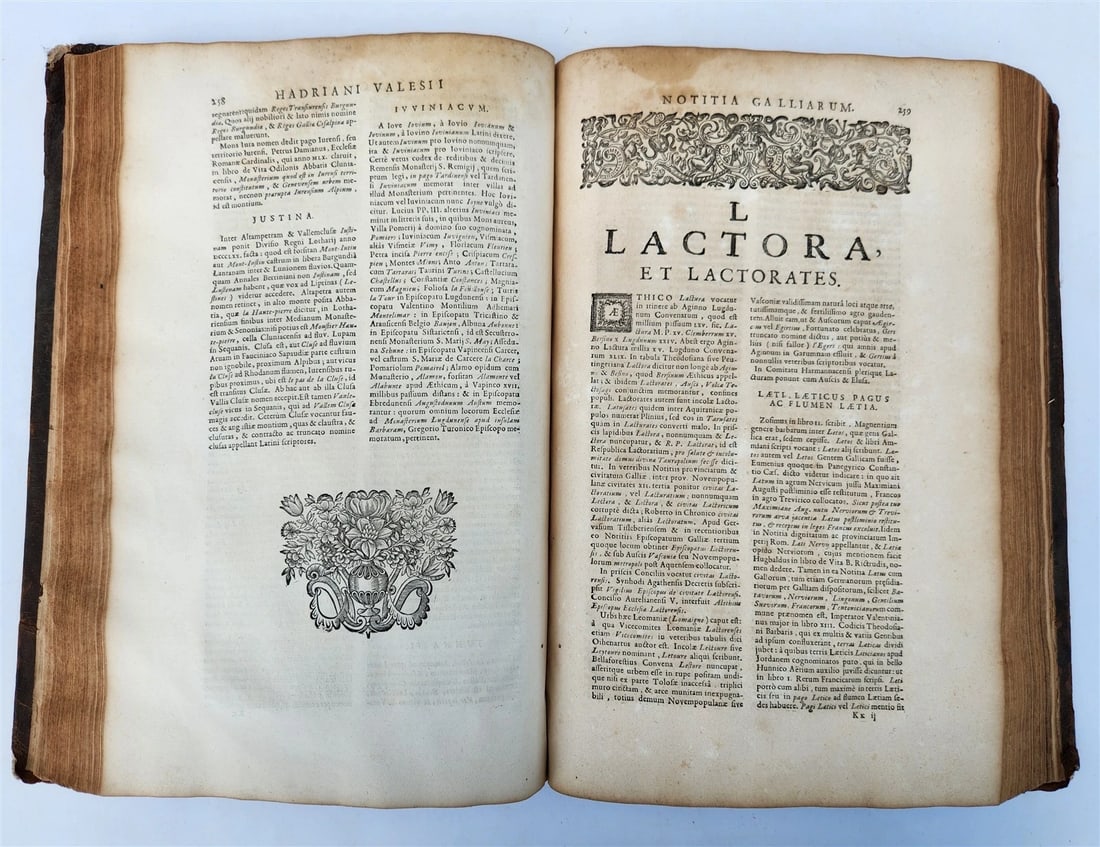 1675 Hadrian Valesius Notitia Galliarum ordine litterarum digesta antique FOLIO - 5