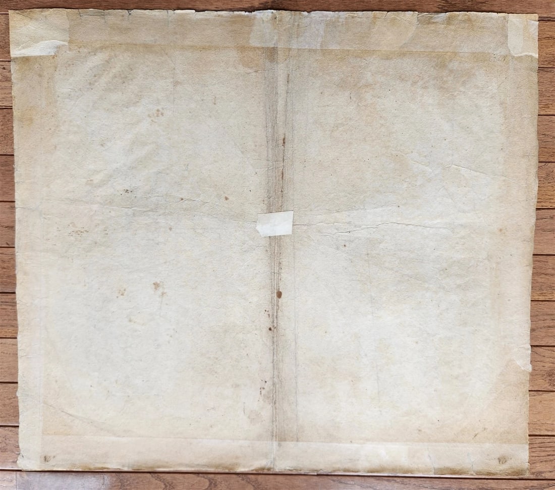 1720 MAP of GERMANY MOSELLE RIVER by J.B.HOMANN antique AUTHENTIC hand colored - 6