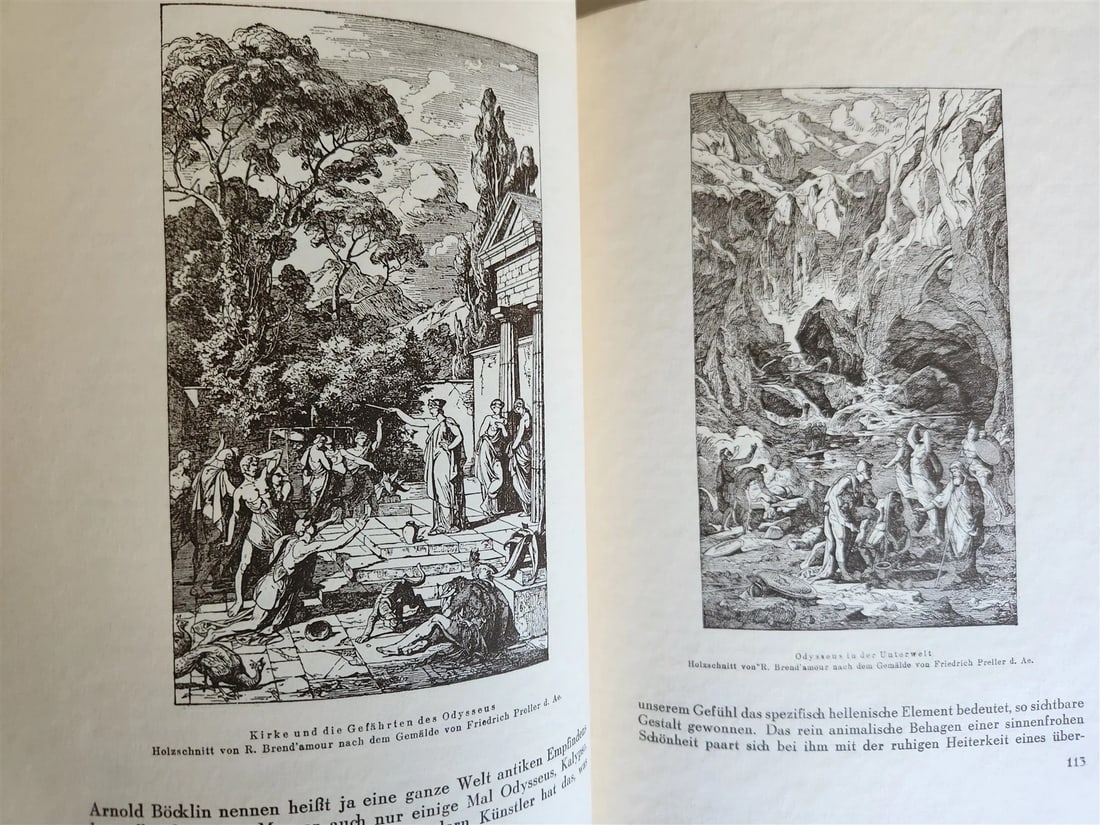 1930s HOMER ODYSSEY & ILIAD illustrated 2 VOLUMES antique LIMITED EDITION - 14