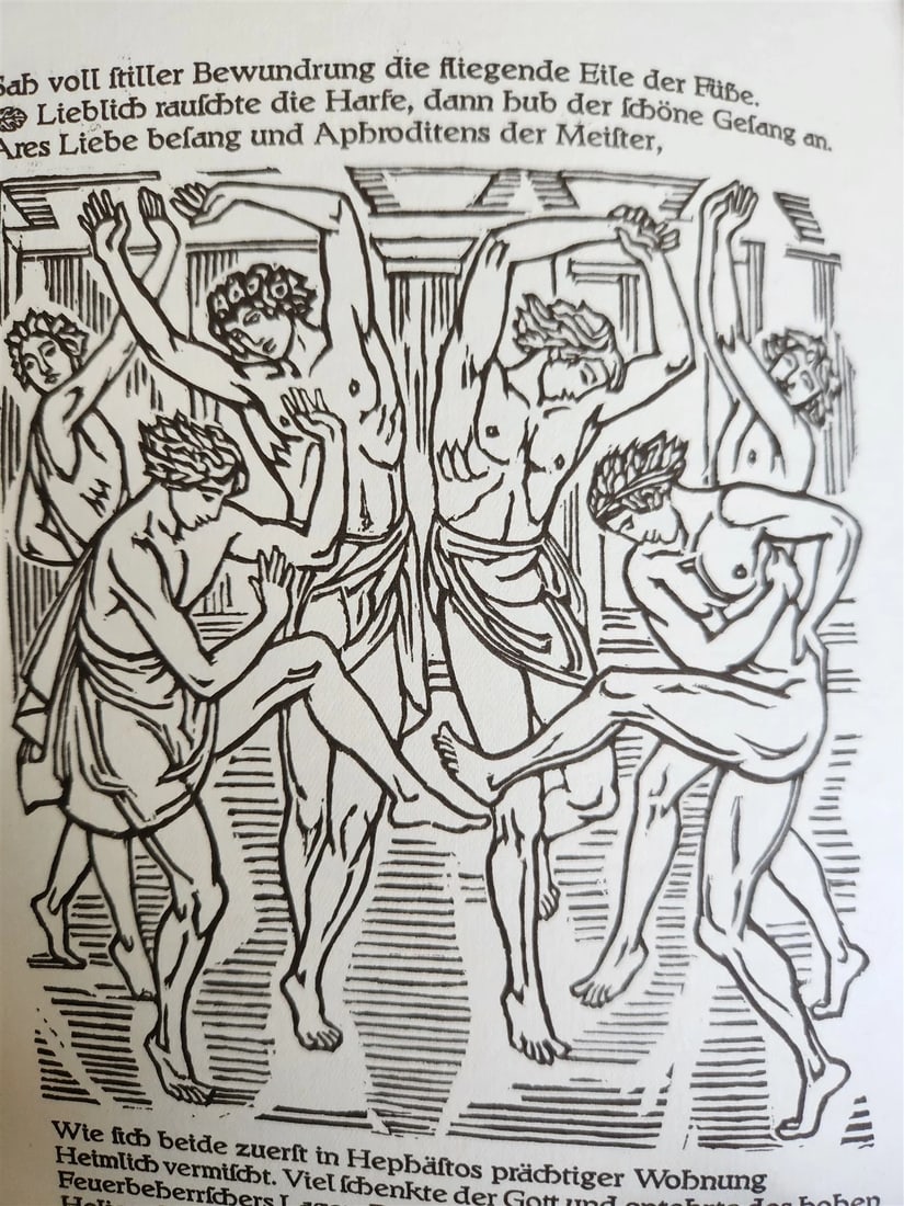 1930s HOMER ODYSSEY & ILIAD illustrated 2 VOLUMES antique LIMITED EDITION - 20