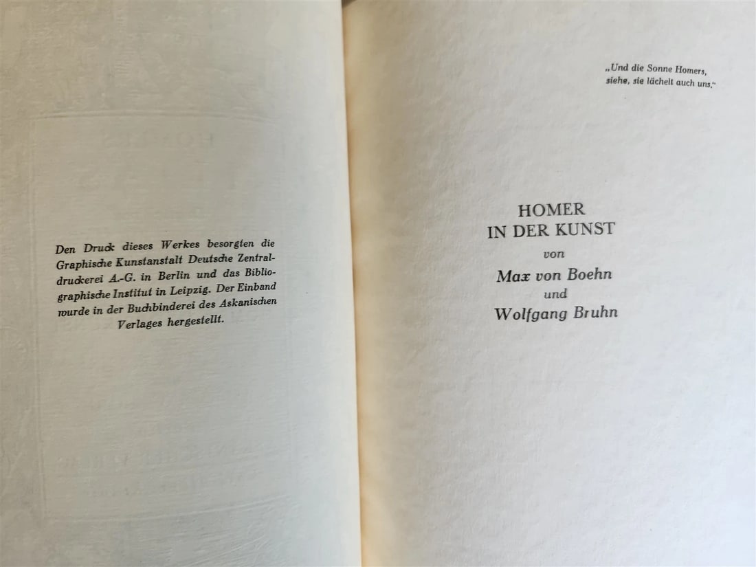 1930s HOMER ODYSSEY & ILIAD illustrated 2 VOLUMES antique LIMITED EDITION - 5