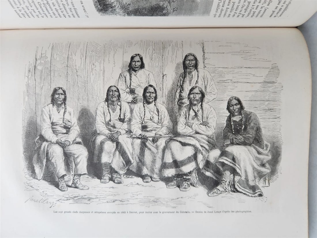 1868 HISTORY of VOYAGES ILLUSTRATED antique USA WILD WEST CAUCASUS ARCTIC SUDAN - 10