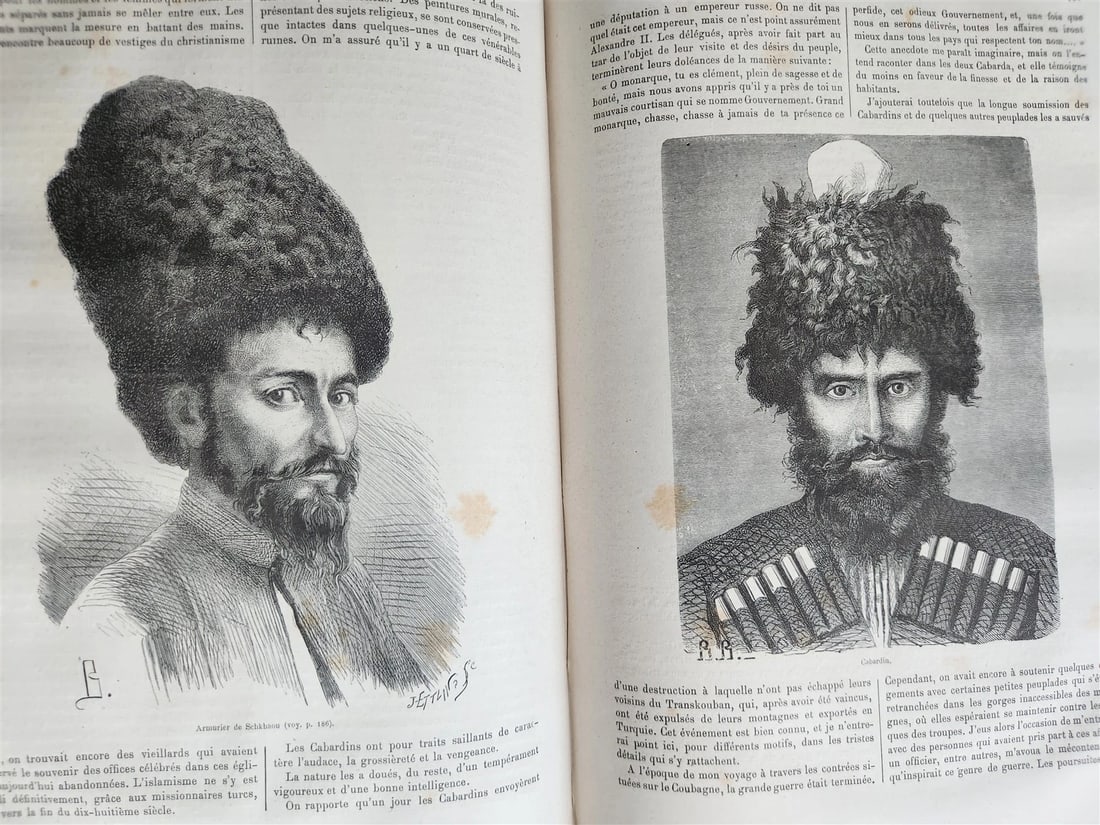 1868 HISTORY of VOYAGES ILLUSTRATED antique USA WILD WEST CAUCASUS ARCTIC SUDAN - 14