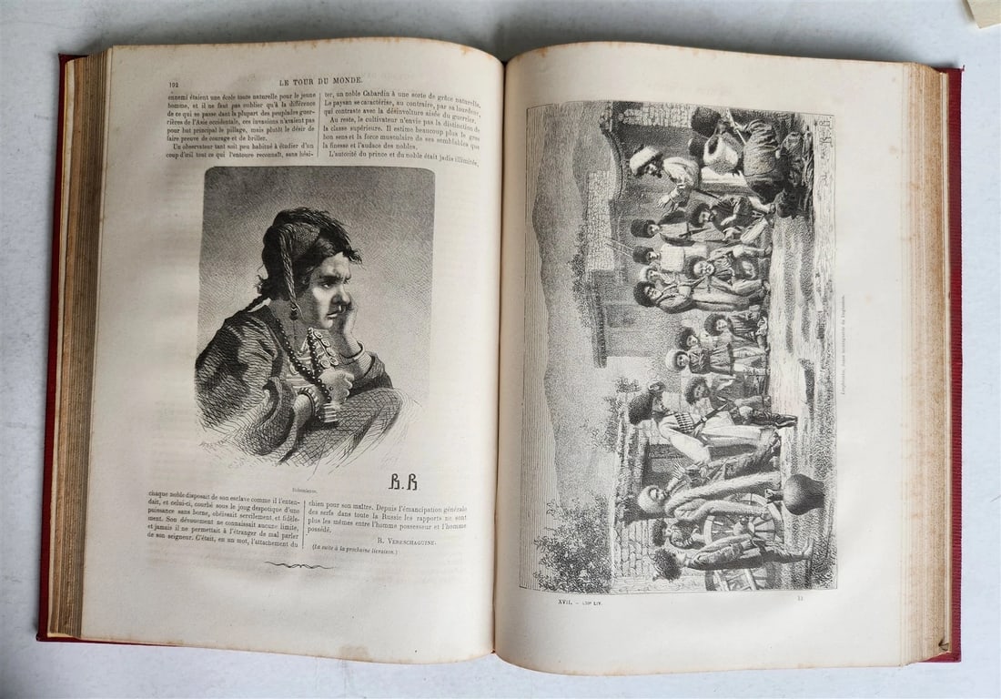 1868 HISTORY of VOYAGES ILLUSTRATED antique USA WILD WEST CAUCASUS ARCTIC SUDAN - 16