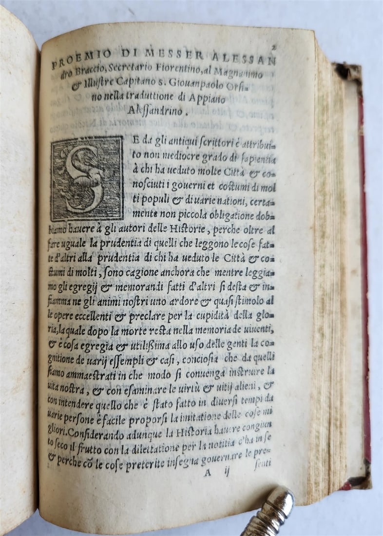 1555 ROMAN HISTORY by APPIAN antique Historia delle guerre esterne de romani - 7