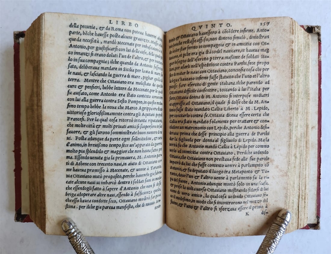 1555 ROMAN HISTORY by APPIAN antique Historia delle guerre esterne de romani - 8