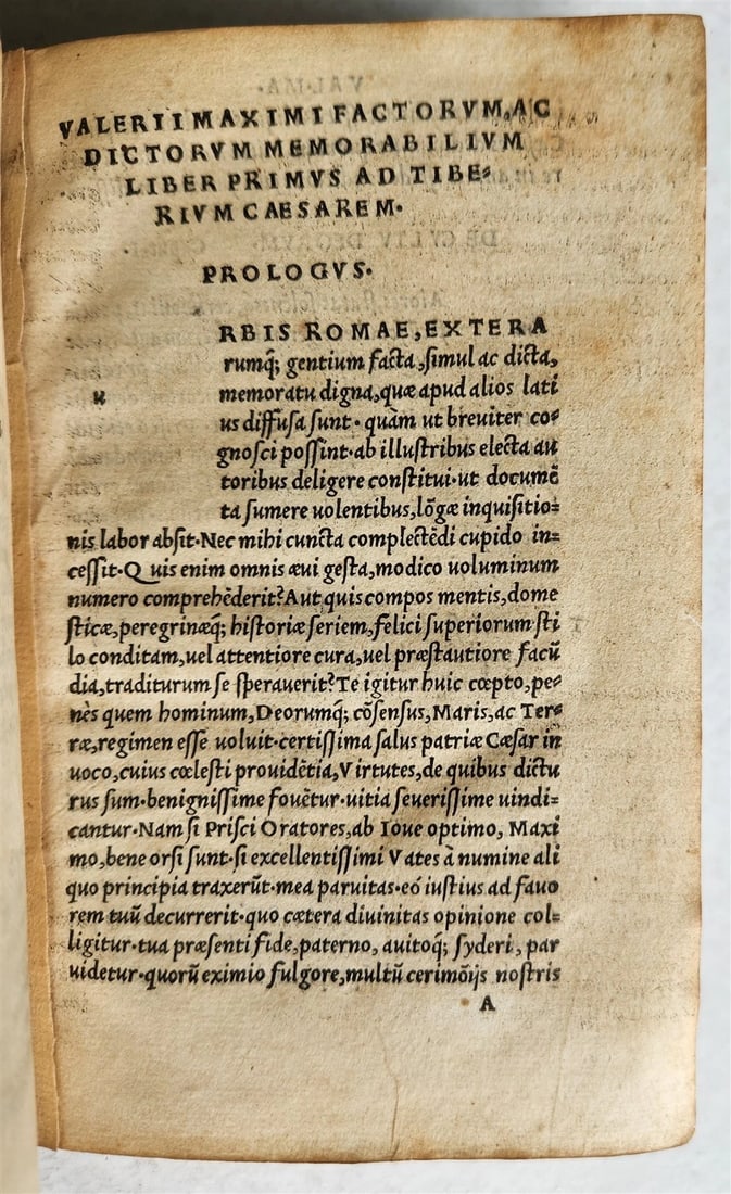 1504 POST-INCUNABULA ALDINE PRESS VALERIUS MAXIMUS antique Dictorum et Factorum - 8