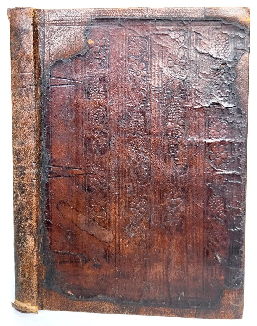 1526 POST-INCUNABULA CICERO COMMENTRAIES by A. DATUS antique ORIGINAL BINDING - 2