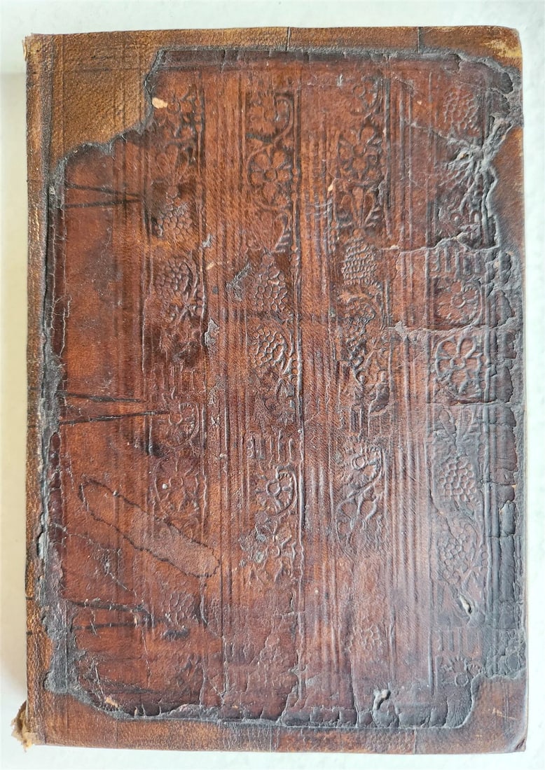 1526 POST-INCUNABULA CICERO COMMENTRAIES by A. DATUS antique ORIGINAL BINDING - 4