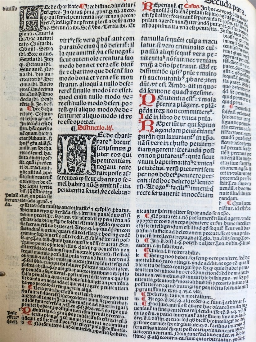 1516 POST-INCUNABULA CANON LAW Decretum Gratiani by GRATIANUS antique VELLUM - 15