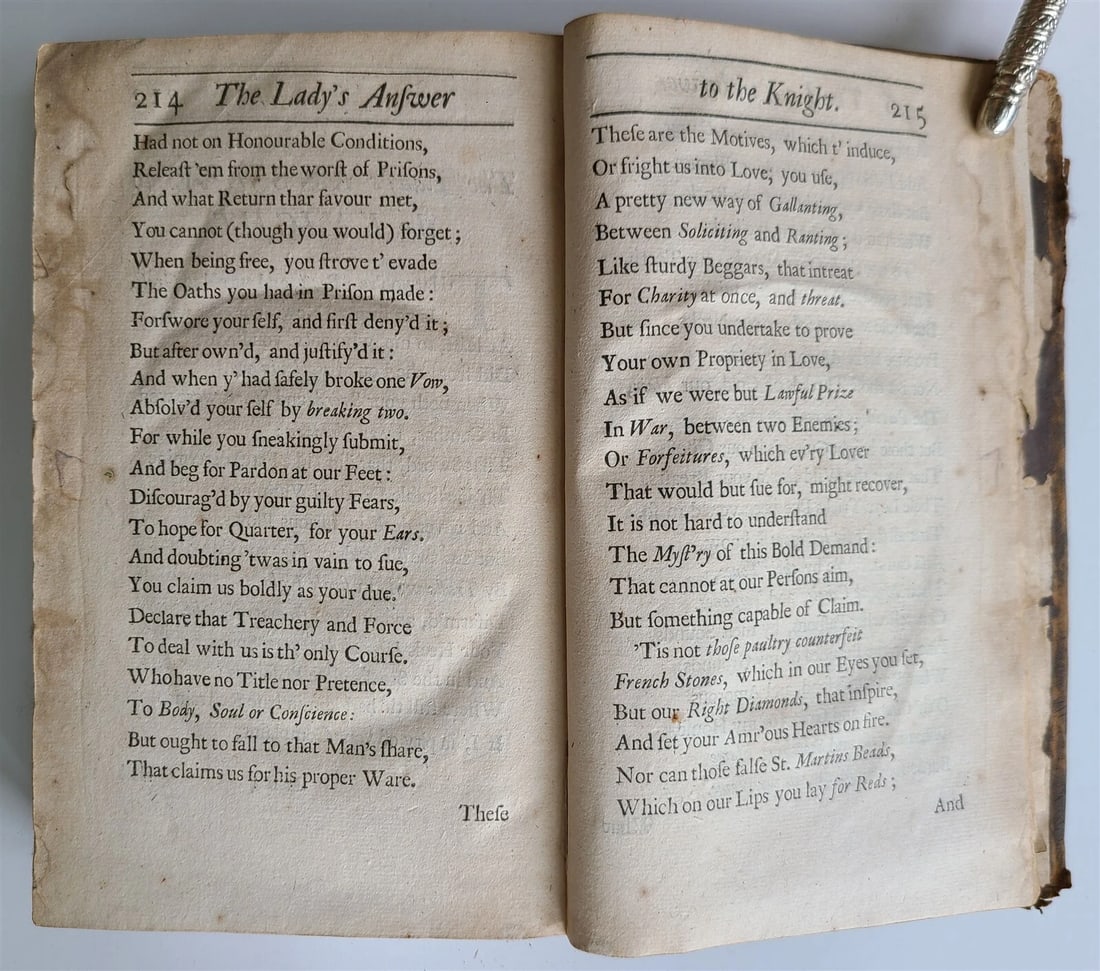 1700 HUDIBRAS by SAMUEL BUTLER antique in ENGLISH POLITICAL SATIRE - 8