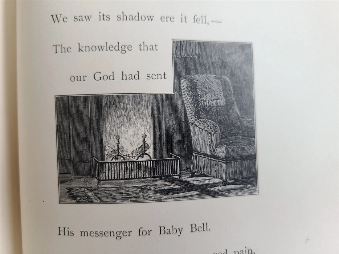 1878 BABY BELL by THOMAS BAILEY ALDRICH antique ILLUSTRATED POETRY Americana - 8