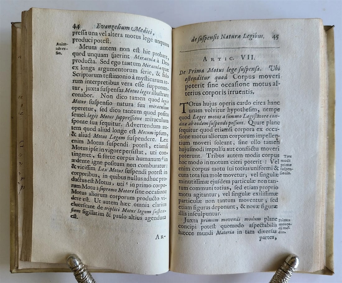 1699 EVANGELIUM MEDICI SEU MEDICINA MYSTICA by Bernard CONNOR antique VELLUM - 5