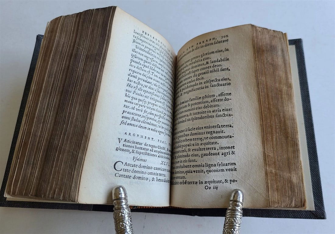 1547 M.ANTONII FLAMINII BOOK of PSALMS COMMENTARY ANTIQUE Marcus A. Flaminius - 6
