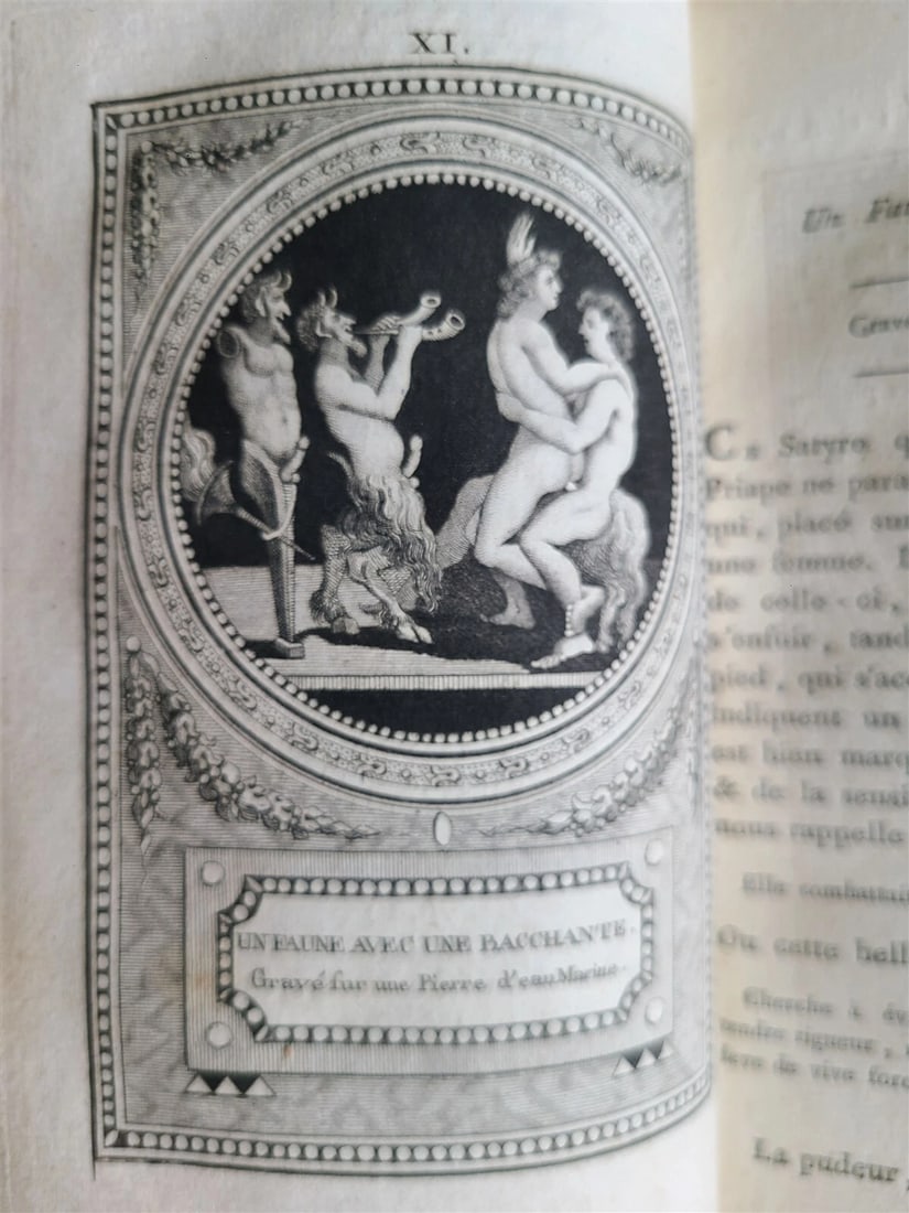 1786 MONUMENS DE LA VIE PRIVEE DES DOUZE CESARS antique EROTIC ENGRAVINGS rare - 11