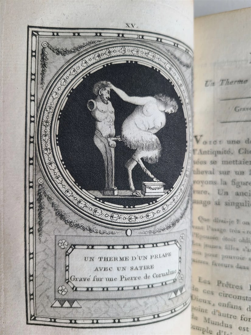 1786 MONUMENS DE LA VIE PRIVEE DES DOUZE CESARS antique EROTIC ENGRAVINGS rare - 15