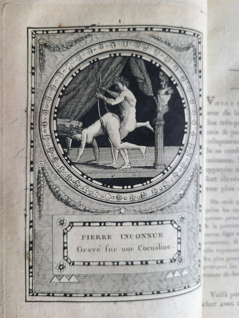 1786 MONUMENS DE LA VIE PRIVEE DES DOUZE CESARS antique EROTIC ENGRAVINGS rare - 3