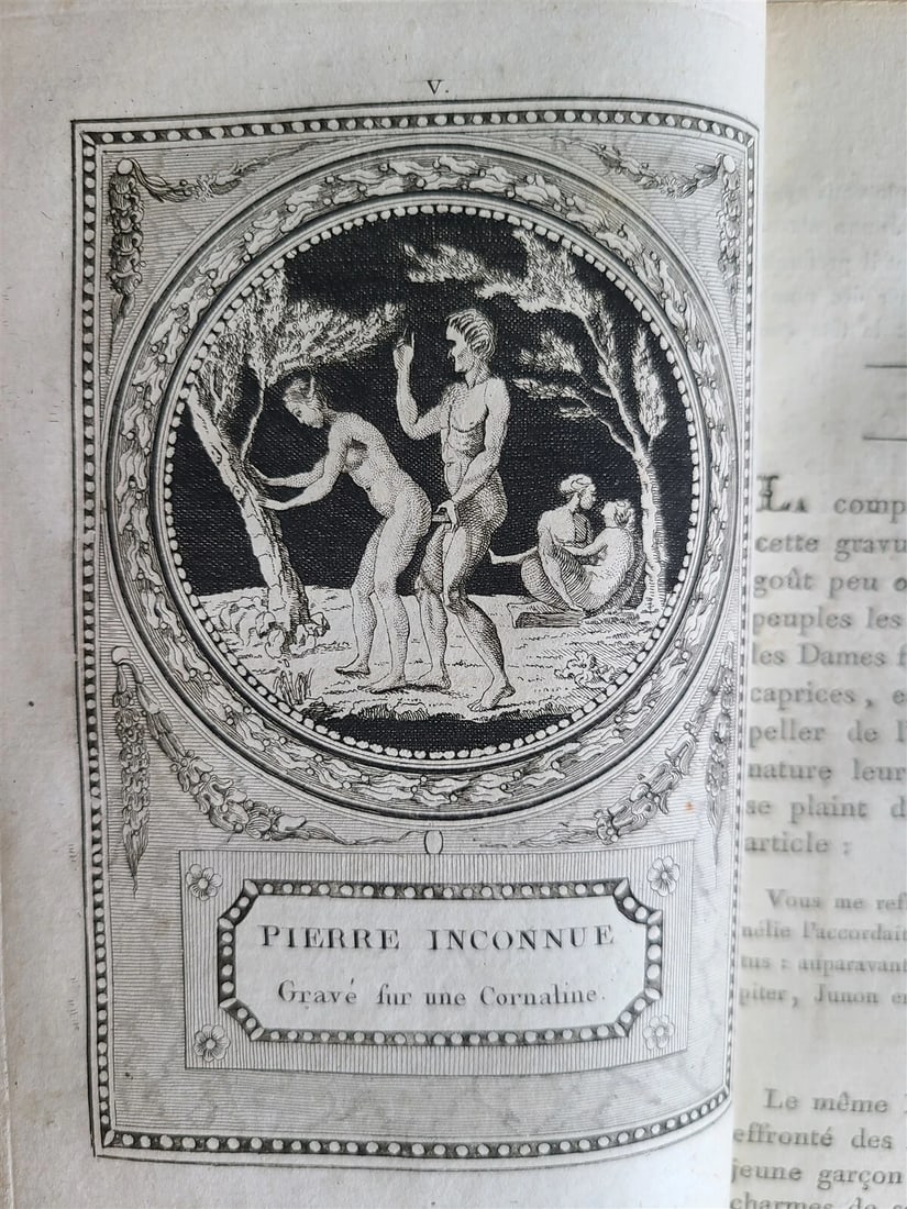 1786 MONUMENS DE LA VIE PRIVEE DES DOUZE CESARS antique EROTIC ENGRAVINGS rare - 7