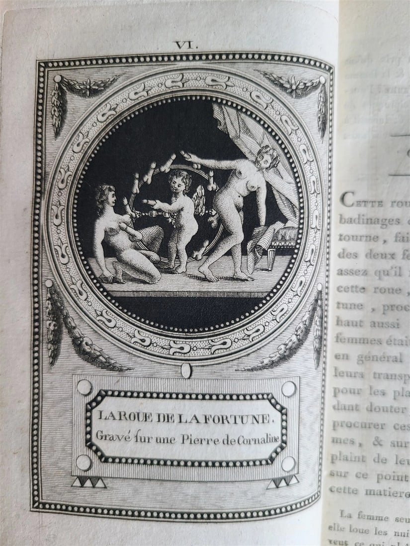 1786 MONUMENS DE LA VIE PRIVEE DES DOUZE CESARS antique EROTIC ENGRAVINGS rare - 8