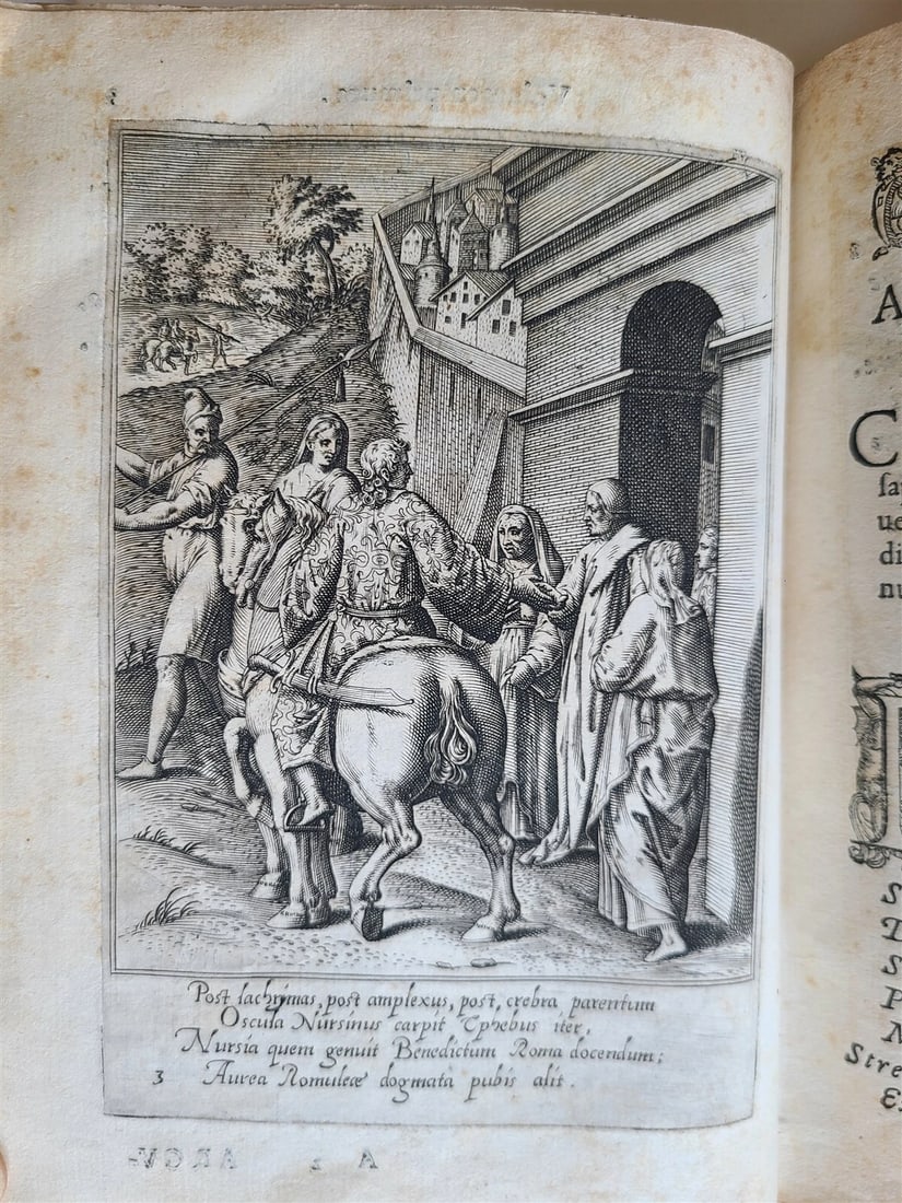 1587 ILLUSTRATED w/ 52 PLATES Speculum & Exemplar Christocolarum Vita antique - 12