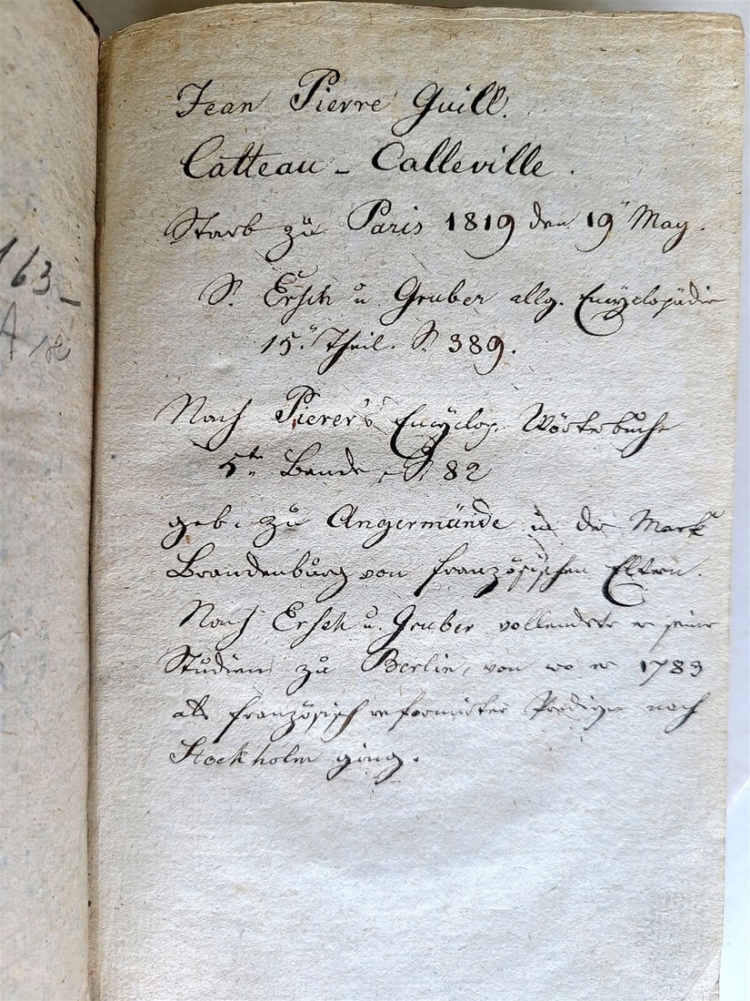 1810 TRAVEL TO GERMANY & SWEDEN 3 VOLS by CATTEAU-CALLEVILLE ANTIQUE in FRENCH - 7