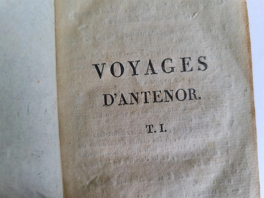 1811 ANTENOR'S TRAVELS Voyages d'Antenor en Grece et en Asie ANTIQUE iilustrated - 4