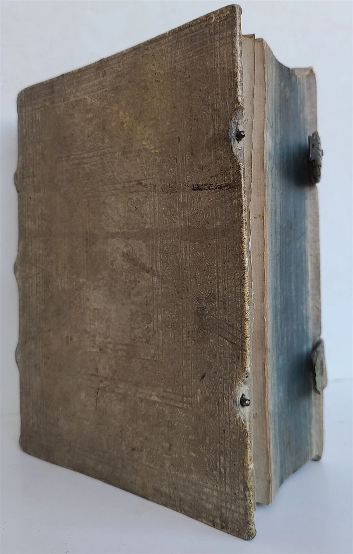 1701 COLLECTION of REPORTS ON RELIGIOUS EVENTS of 15TH CENTURY antique PIGSKIN - 2