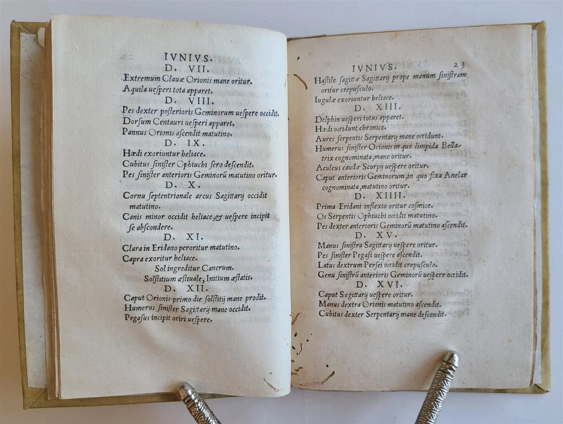 1531 ASTROLOGY & ASTRONOMY TREATISE Sirigatti antique De ortu et occasu signorum - 8