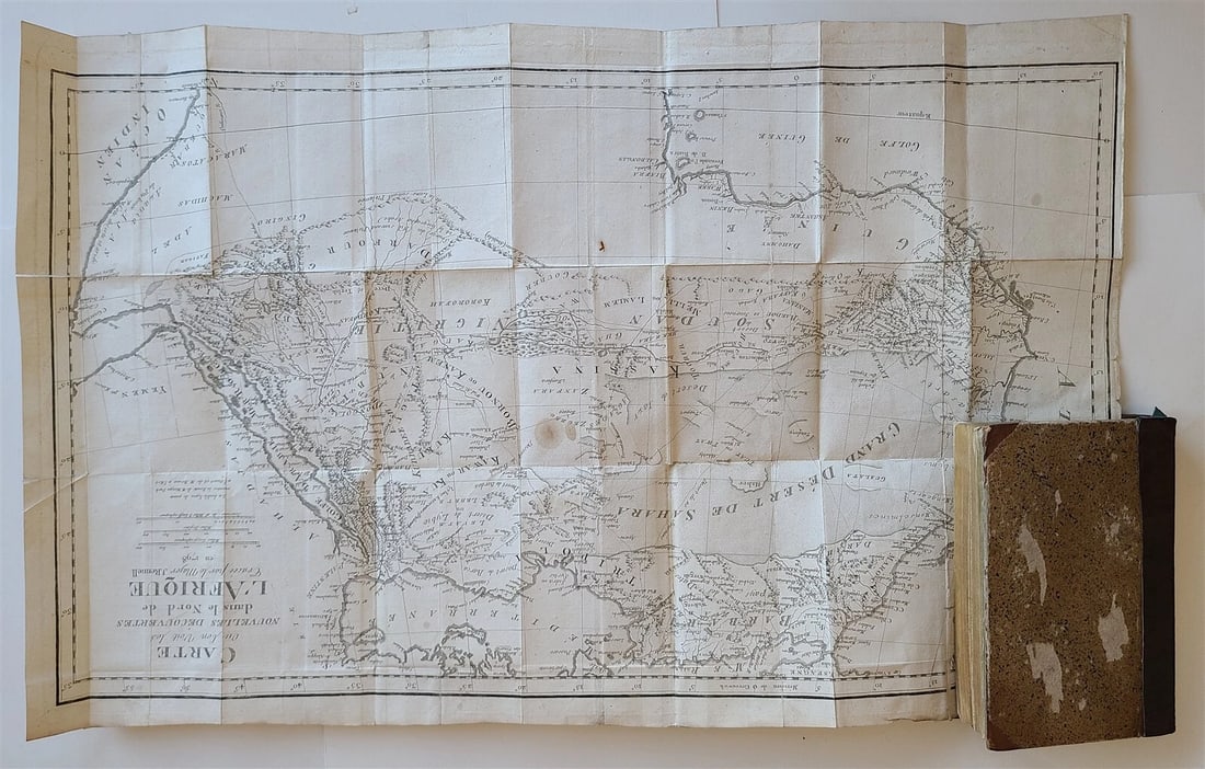 1800 MUNGO PARK VOYAGE to AFRICA 2 VOLS ILLUSTRATED w/ MAPS antique in FRENCH - 11