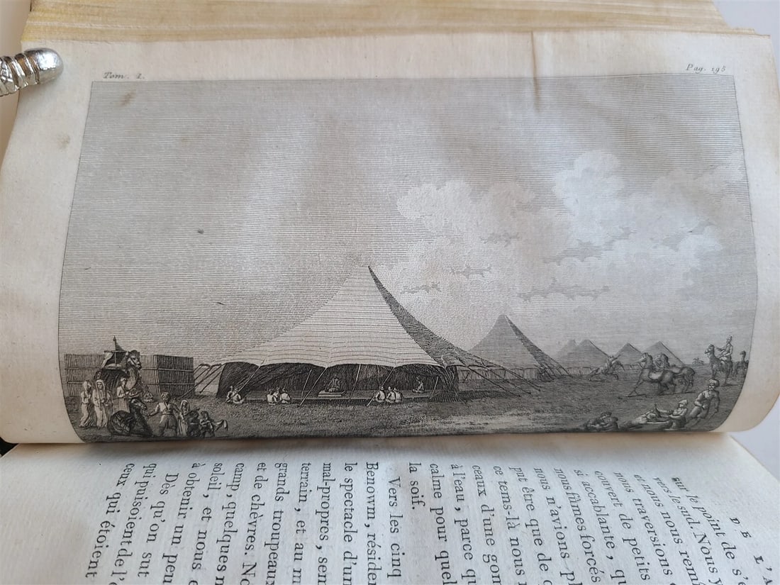 1800 MUNGO PARK VOYAGE to AFRICA 2 VOLS ILLUSTRATED w/ MAPS antique in FRENCH - 9