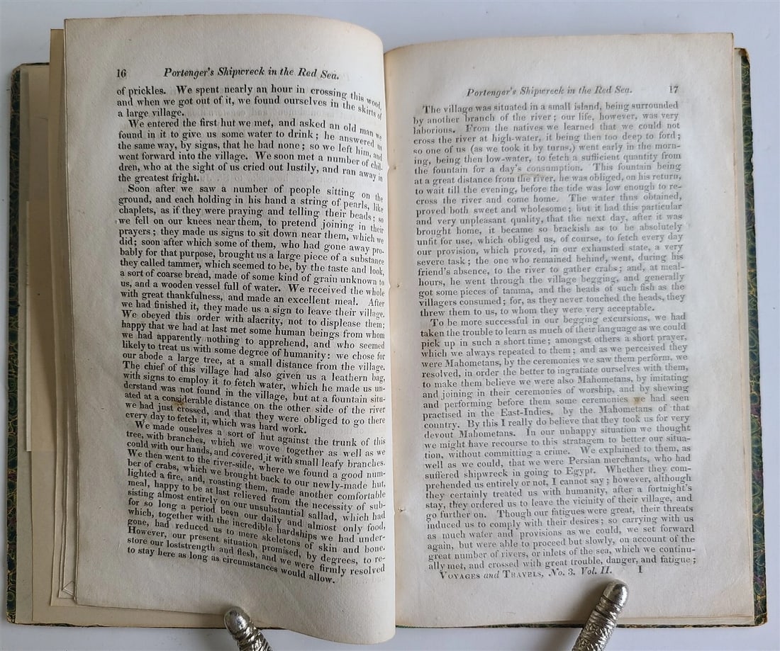 1819 NARRATIVE of SUFFERINGS & ADVENTURES oh HENDERICK PORTENGER antique - 5