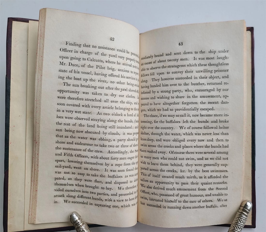 1834 NARRATIVE of LOSS of EAST INDIA COMPANY SHIP DUKE of YORK antique SHIPWRECK - 4