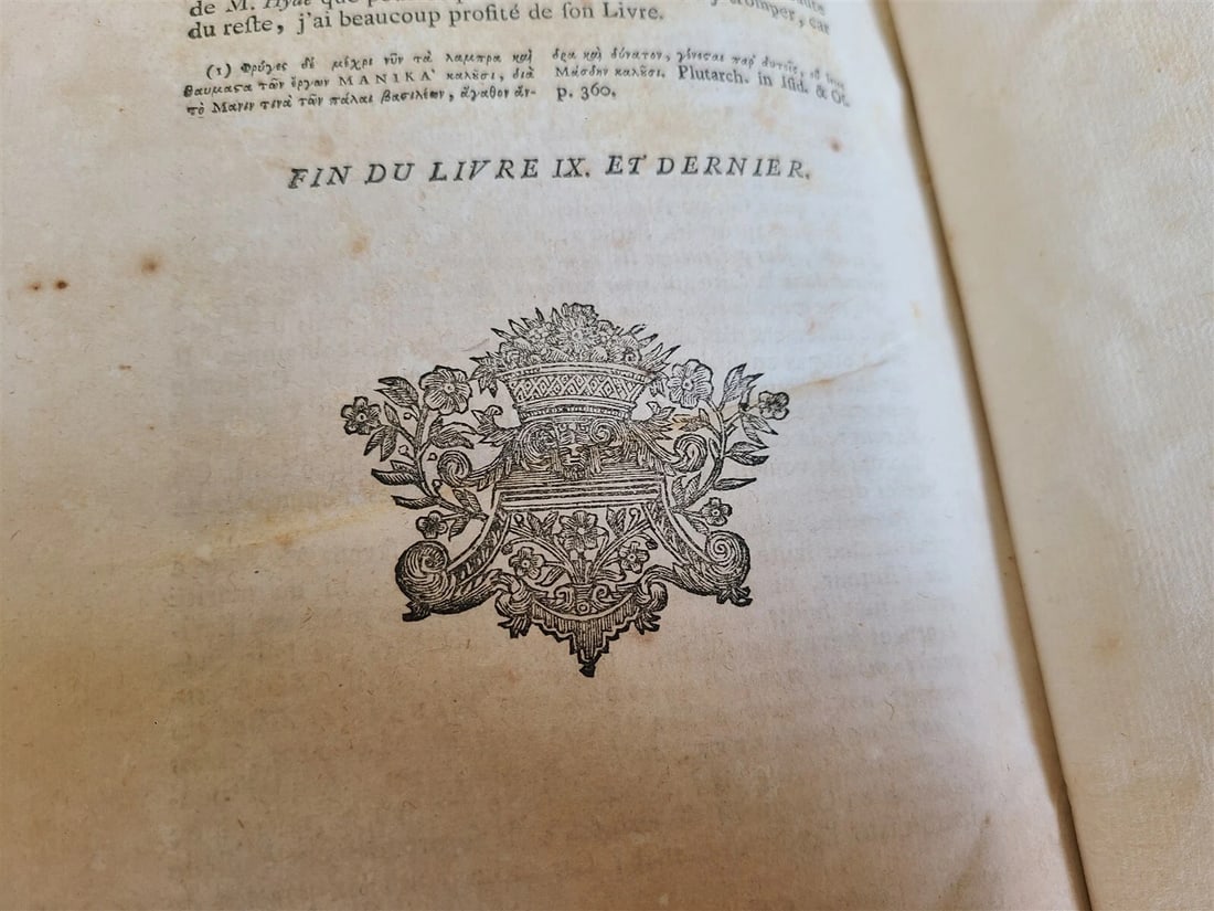 1734-39 HISTORY & CRITIQUE of MANICHAEISM 2 VOLUMES antique in FRENCH - 4