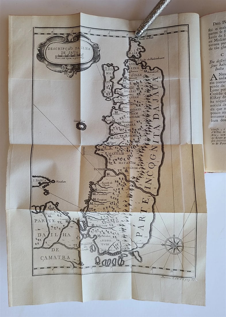 1778 HISTORY of PORTUGUESE in ASIA by JOAO DE BARROS 24 VOLS antique ILLUSTRATED - 11